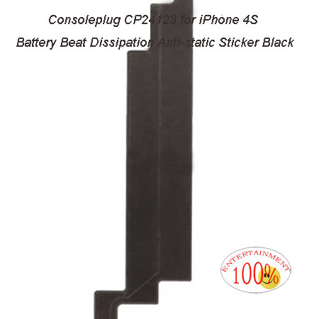 iPhone 4S Battery Beat Dissipation Anti-static Sticker Black